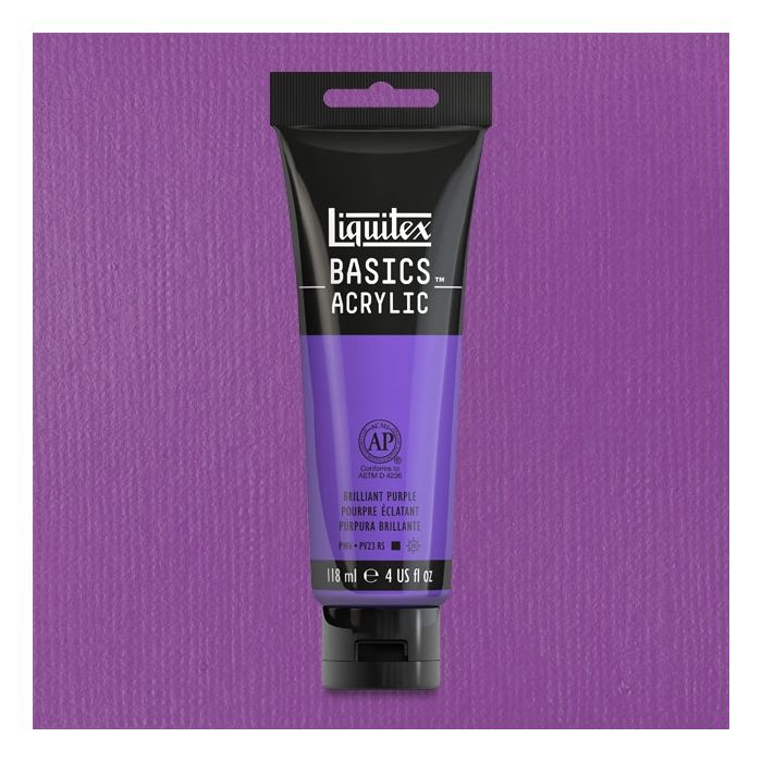 Liquitex Basics Acrylic 118ML 590 Brilliant Purple | Reliance Fine Art |Acrylic PaintsLiquitex Basics Acrylic Paint 118 ML