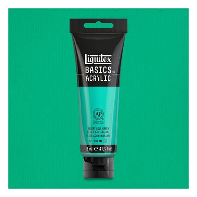 Liquitex Basics Acrylic 118Ml 660 Aqua Green | Reliance Fine Art |Acrylic PaintsLiquitex Basics Acrylic Paint 118 ML