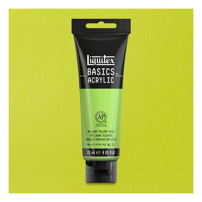 Liquitex Basics Acrylic 118ML 840 Brilliant Yellow Green | Reliance Fine Art |Acrylic PaintsLiquitex Basics Acrylic Paint 118 ML