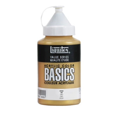 Liquitex Basics Acrylic 400ml Jar Gold (234) | Reliance Fine Art |Acrylic PaintsLiquitex Basics Acrylic Paint 946 ML