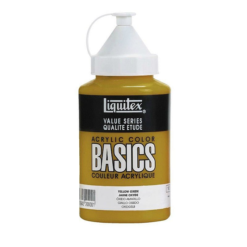 Liquitex Basics Acrylic 400ml Jar Yellow Oxide (416) | Reliance Fine Art |Acrylic PaintsLiquitex Basics Acrylic Paint 946 ML