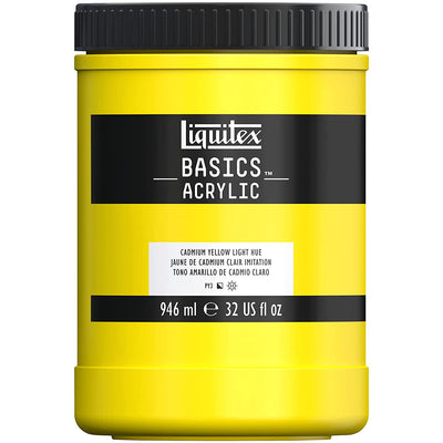 Liquitex Basics Acrylic Cadmium Yellow Light 160 - 946ml | Reliance Fine Art |Acrylic PaintsLiquitex Basics Acrylic Paint 946 ML