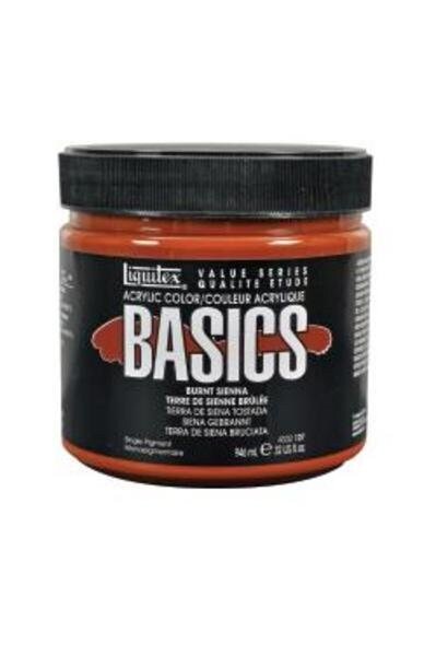 Liquitex Basics Acrylic Paint Burnt Sienna Hue 946 ML (127) | Reliance Fine Art |Acrylic PaintsLiquitex Basics Acrylic Paint 946 ML