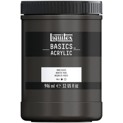 Liquitex Basics Acrylic Paint Mars Black 946 ML (276) | Reliance Fine Art |Acrylic PaintsLiquitex Basics Acrylic Paint 946 ML
