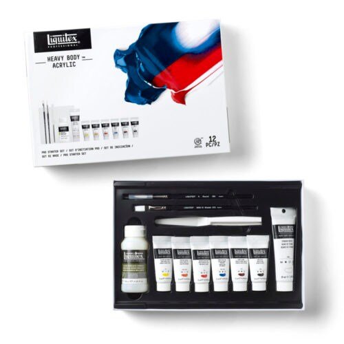 Liquitex Heavy Body Professional Acrylic Set - Pro Starter | Reliance Fine Art |Acrylic Paint SetsPaint Sets