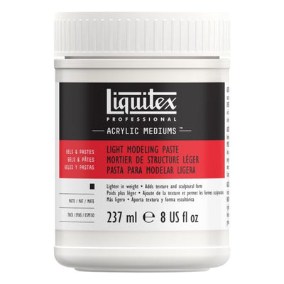 Liquitex Light Modeling Paste 237ml | Reliance Fine Art |Acrylic Mediums & Varnishes