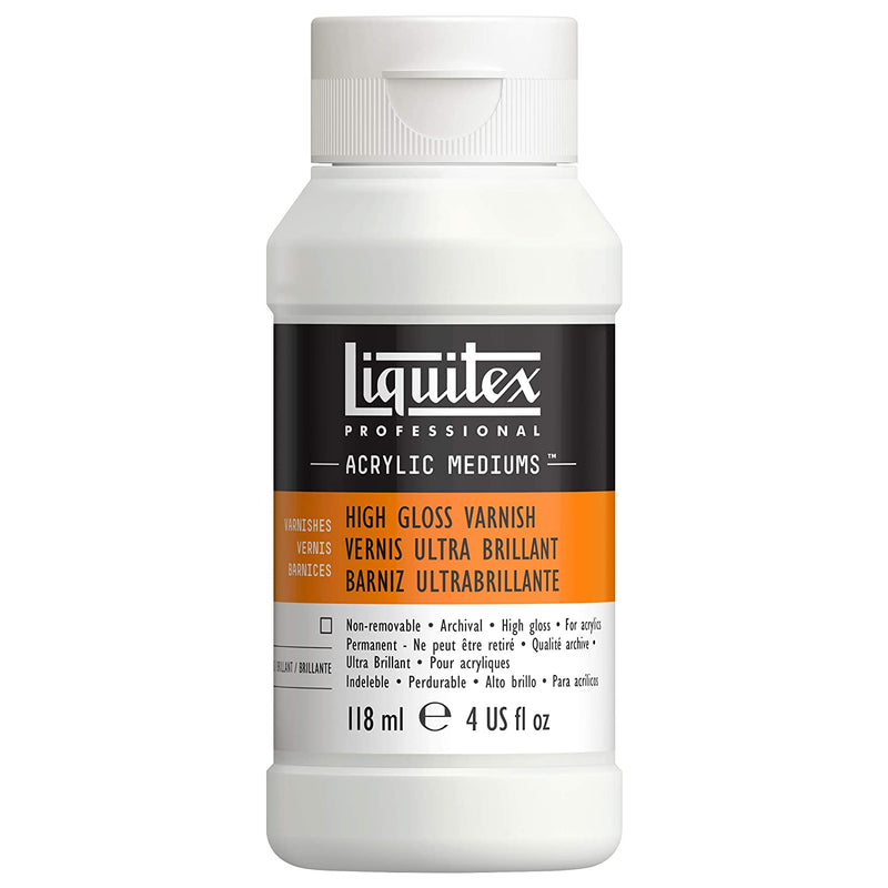Liquitex Professional High Gloss Varnish 118ml | Reliance Fine Art |Acrylic Mediums & Varnishes