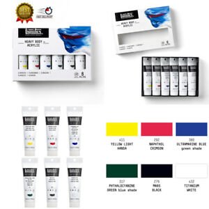 Liqutex Professional Heavy Body Acrylic Classic Set of 6 | Reliance Fine Art |Acrylic Paint SetsPaint Sets