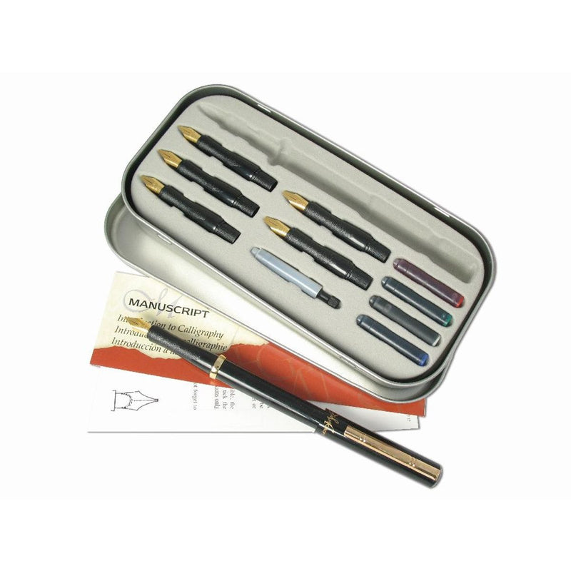 Manuscript Classic Deluxe Calligraphy Pen Set - 6 Nibs (MC1155) | Reliance Fine Art |Calligraphy & Lettering