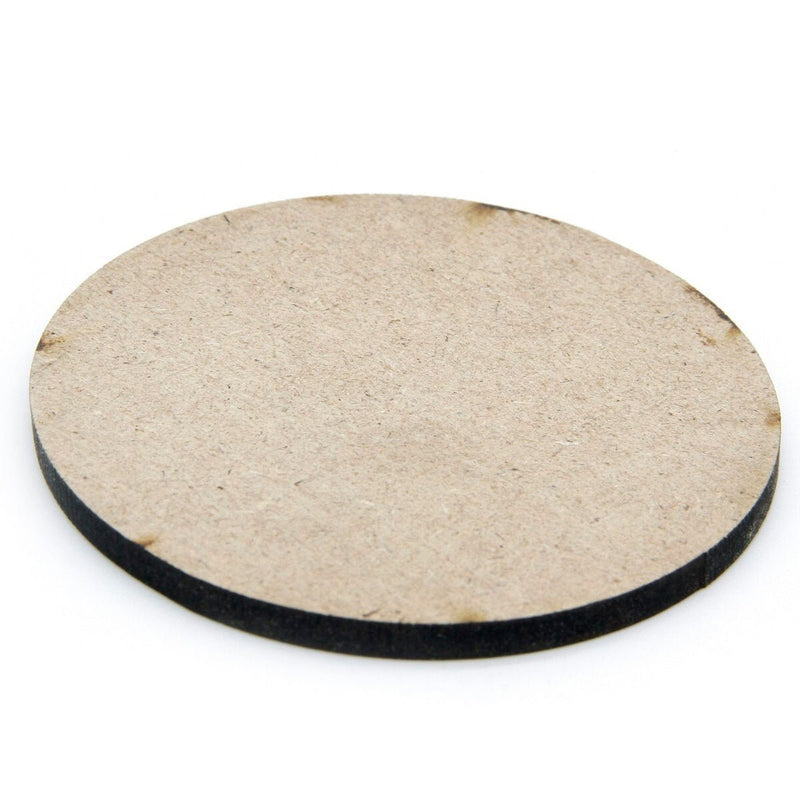 MDF Plate Round 4MM Size:10X10 inch Set of 4 Pcs (MPR100) | Reliance Fine Art |Moulds & Surfaces for Resin and Fluid ArtResin and Fluid Art