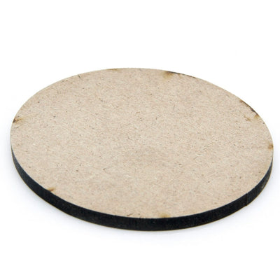 MDF Plate Round 4MM Size:5X5 inch Set of 4 Pcs (MPR500) | Reliance Fine Art |Moulds & Surfaces for Resin and Fluid ArtResin and Fluid Art