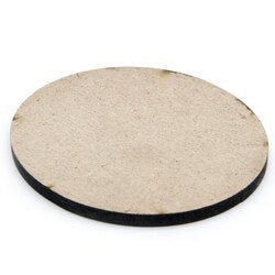 MDF Plate Round 4MM Size:8X8 inch Set of 4 Pcs (MPR800) | Reliance Fine Art |Moulds & Surfaces for Resin and Fluid Art