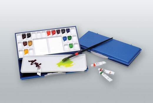 Mijello FUSION 24 Airtight/Leak-proof Watercolor Palette | Reliance Fine Art |Art Tools & AccessoriesMijello Mission Gold WatercolorPalettes