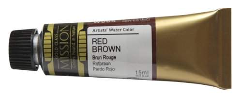 Mission Gold Professional Grade Extra-Fine Watercolour - 15 ML - Red Brown | Reliance Fine Art |Mijello Mission Gold WatercolorWater ColorWatercolor Paint