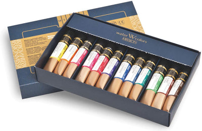 Mission Gold Professional Watercolor Tubes Set 12 - 7ml (MWC-7012) | Reliance Fine Art |Mijello Mission Gold WatercolorPaint SetsWatercolor Paint Sets