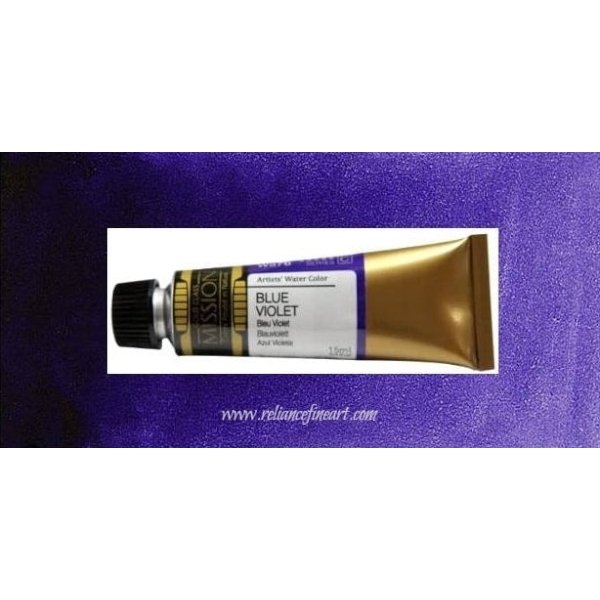 Mission Gold Watercolor 15ml - BLUE VIOLET (W576) Series C | Reliance Fine Art |Mijello Mission Gold WatercolorWater ColorWatercolor Paint