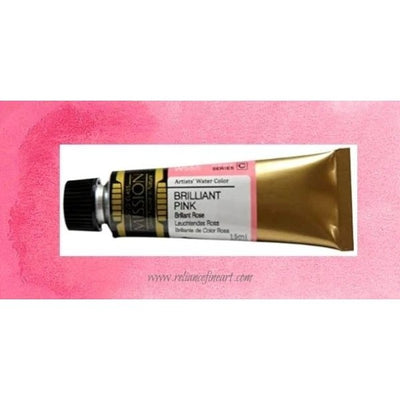 Mission Gold Watercolor 15ml - BRILLIANT PINK (W555) Series C | Reliance Fine Art |Mijello Mission Gold WatercolorWater ColorWatercolor Paint