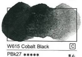 Mission Gold Watercolor 15ml - COBALT BLACK (W615) Series C | Reliance Fine Art |Mijello Mission Gold WatercolorWater ColorWatercolor Paint
