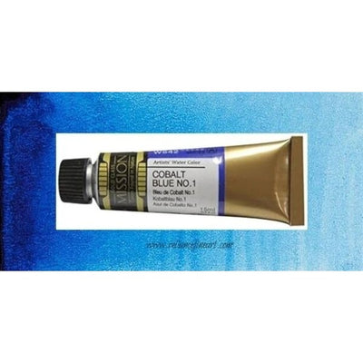 Mission Gold Watercolor 15ml - Cobalt Blue 1 (W542) Series A | Reliance Fine Art |Mijello Mission Gold WatercolorWater ColorWatercolor Paint