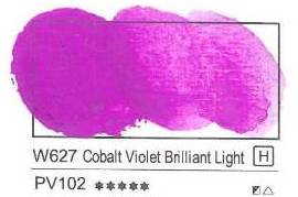 Mission Gold Watercolor 15ml - COBALT VIOLET BRILLIANT LIGHT (W627) Series H | Reliance Fine Art |Mijello Mission Gold WatercolorWater ColorWatercolor Paint