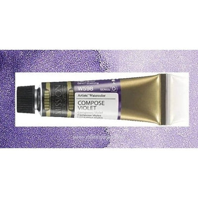 Mission Gold Watercolor 15ml - COMPOSE VIOLET (W598) Series D | Reliance Fine Art |Mijello Mission Gold WatercolorWater ColorWatercolor Paint