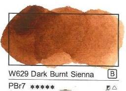 Mission Gold Watercolor 15ml - DARK BURNT SIENNA (W629) Series B | Reliance Fine Art |Mijello Mission Gold WatercolorWater ColorWatercolor Paint