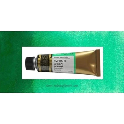 Mission Gold Watercolor 15ml - EMERALD GREEN (W588) Series B | Reliance Fine Art |Mijello Mission Gold WatercolorWater ColorWatercolor Paint