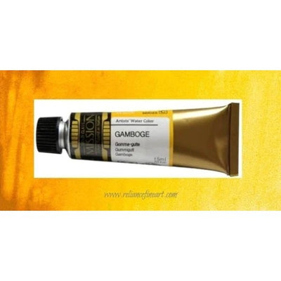 Mission Gold Watercolor 15ml - GAMBOGE (W525) Series C | Reliance Fine Art |Mijello Mission Gold WatercolorWater ColorWatercolor Paint