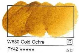 Mission Gold Watercolor 15ml - GOLD OCHRE (W630) Series D | Reliance Fine Art |Mijello Mission Gold WatercolorWater ColorWatercolor Paint