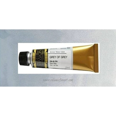 Mission Gold Watercolor 15ml - GREY OF GREY (W505) Series B | Reliance Fine Art |Mijello Mission Gold WatercolorWater ColorWatercolor Paint