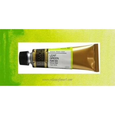 Mission Gold Watercolor 15ml - LEAF GREEN (W587) Series B | Reliance Fine Art |Mijello Mission Gold WatercolorWater ColorWatercolor Paint