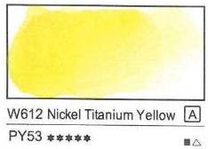 Mission Gold Watercolor 15ml - NICKEL TITANIUM YELLOW (W612) Series A | Reliance Fine Art |Mijello Mission Gold WatercolorWater ColorWatercolor Paint