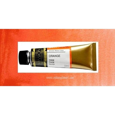 Mission Gold Watercolor 15ml - Orange (W517) Series A | Reliance Fine Art |Mijello Mission Gold WatercolorWater ColorWatercolor Paint