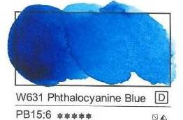 Mission Gold Watercolor 15ml - PHTHALOCYANINE BLUE (W631) Series D | Reliance Fine Art |Mijello Mission Gold Watercolor