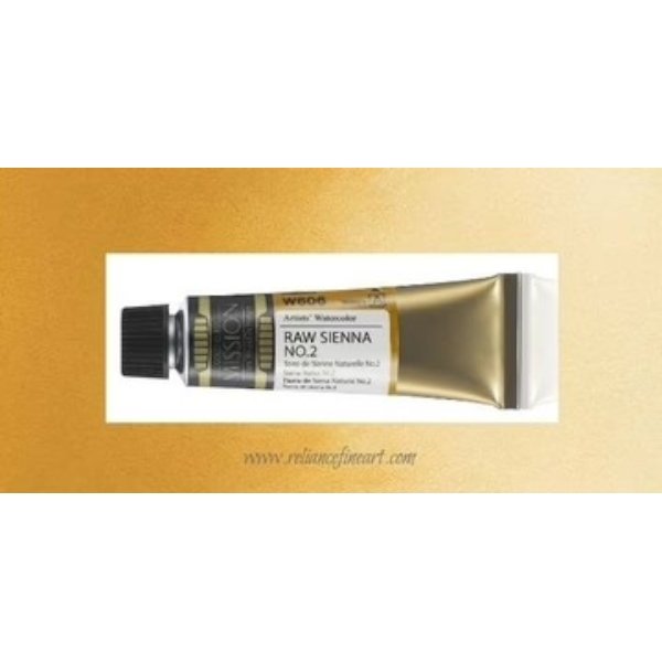 Mission Gold Watercolor 15ml - RAW SIENNA NO.2 (W606) Series A | Reliance Fine Art |Mijello Mission Gold WatercolorWater ColorWatercolor Paint