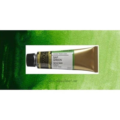 Mission Gold Watercolor 15ml - Sap Green (W534) Series C | Reliance Fine Art |Mijello Mission Gold WatercolorWater ColorWatercolor Paint