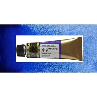 Mission Gold Watercolor 15ml - Ultramarine Deep (W545) Series B | Reliance Fine Art |Mijello Mission Gold WatercolorWater ColorWatercolor Paint
