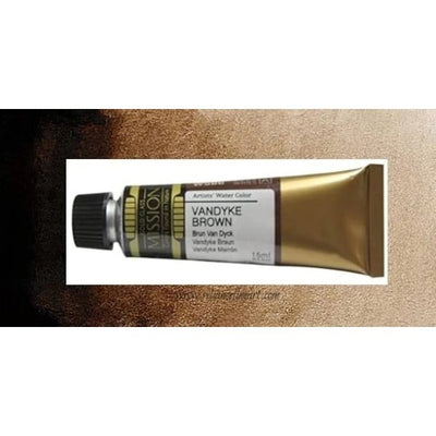 Mission Gold Watercolor 15ml - Vandyke Brown (W566) Series A | Reliance Fine Art |Mijello Mission Gold WatercolorWater ColorWatercolor Paint