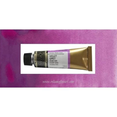 Mission Gold Watercolor 15ml - VIOLET GREY (W591) Series A | Reliance Fine Art |Mijello Mission Gold WatercolorWater ColorWatercolor Paint