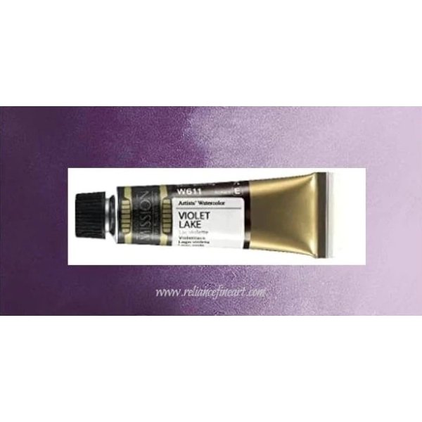 Mission Gold Watercolor 15ml - VIOLET LAKE (W611) Series E | Reliance Fine Art |Mijello Mission Gold WatercolorWater ColorWatercolor Paint