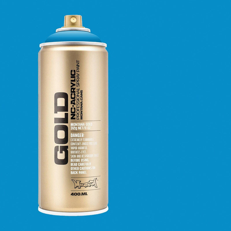 Montana Gold Acrylic Spray Paint 400 ML Sky Blue (5050) | Reliance Fine Art |Spray Paint