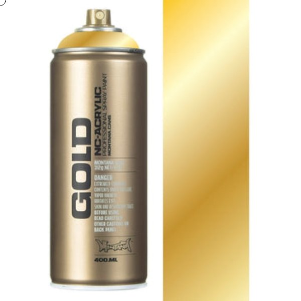Montana Gold Chrome Spray Paint 400 ML (M3000) | Reliance Fine Art |Spray Paint