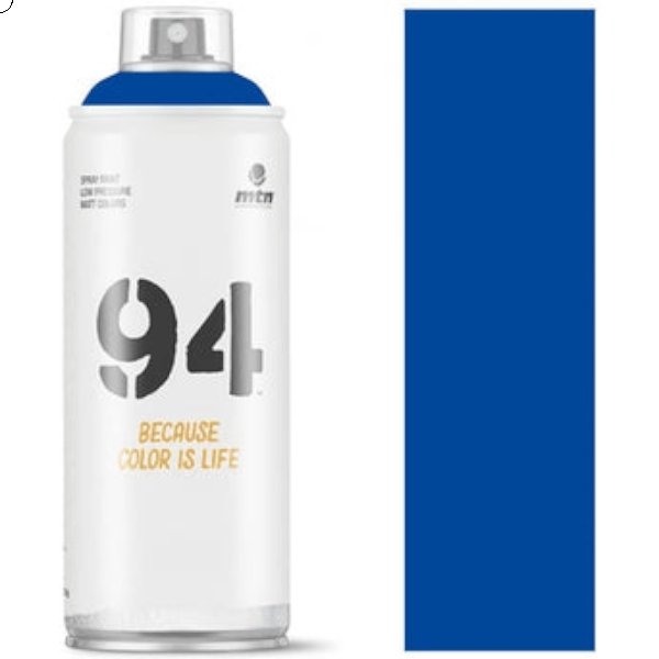 MTN 94 Spray Paint Electric Blue 400ml | Reliance Fine Art |Spray Paint