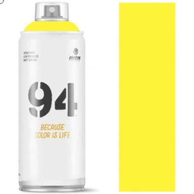 MTN 94 Spray Paint Ethereal Yellow 400ml | Reliance Fine Art |Spray Paint