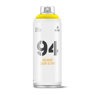MTN 94 Spray Paint Fluro Yellow 400ml | Reliance Fine Art |Spray Paint