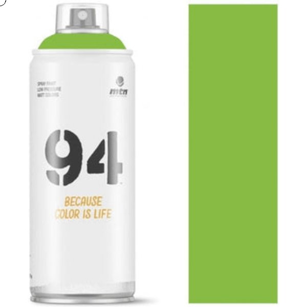MTN 94 Spray Paint Guacamole Green 400ml | Reliance Fine Art |Spray Paint
