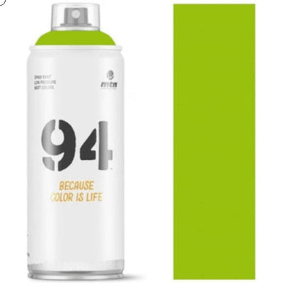 MTN 94 Spray Paint Laser Green 400ml | Reliance Fine Art |Spray Paint