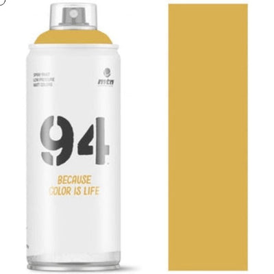 MTN 94 Spray Paint Yosemite Yellow 400ml | Reliance Fine Art |Spray Paint