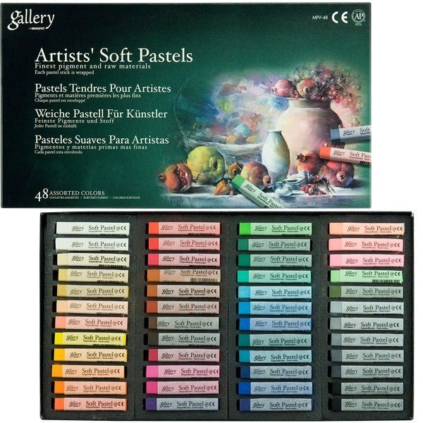 Mungyo Gallery Soft Pastels Set of 48 (MPV48) | Reliance Fine Art |Pastels