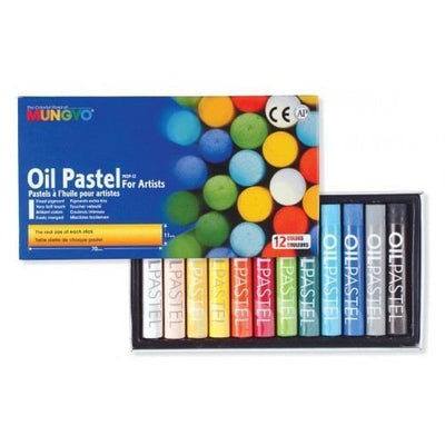 Mungyo Oil Pastel 12 Colours | Reliance Fine Art |Pastels